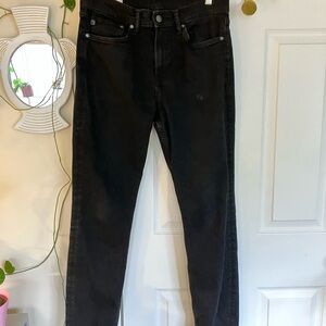 H&M Slim Fit Black Jeans 33/32